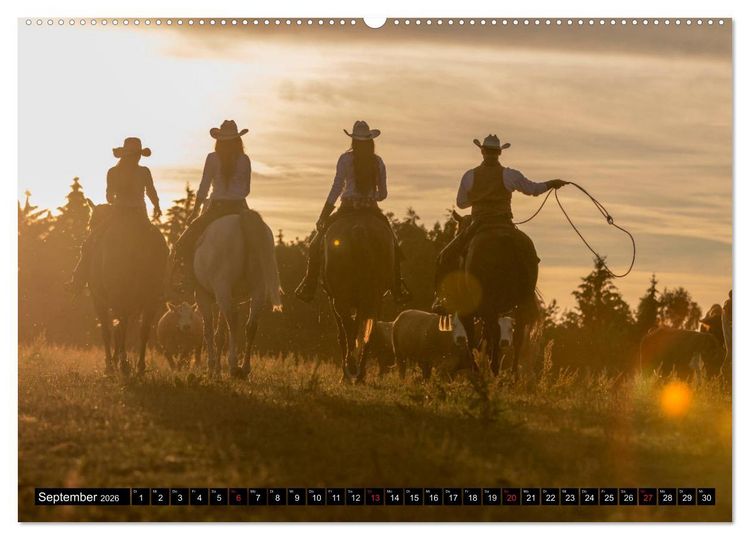 Produktbild: Bayerisches Western Gef&uuml;hl (Wandkalender 2026 DIN A2 quer), CALVENDO Monatskalender