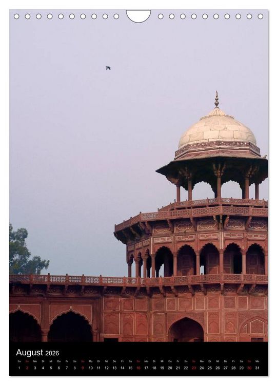 Produktbild: Taj Mahal - Monument der Liebe (Wandkalender 2026 DIN A4 hoch), CALVENDO Monatskalender