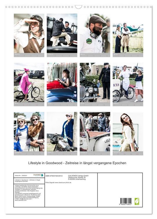 Produktbild: Lifestyle in Goodwood - Zeitreise in l&auml;ngst vergangene Epochen (Wandkalender 2026 DIN A2 hoch), CALVENDO Monatskalender