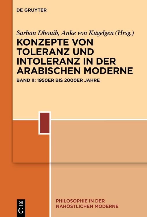 Produktbild: Konzepte von Toleranz und Intoleranz in der arabischen Moderne