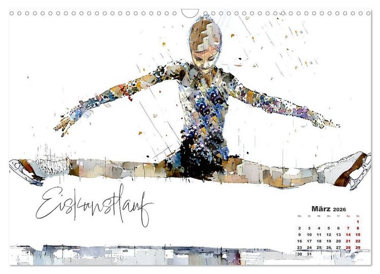 Produktbild: Olympische Luftspr&uuml;nge (Wandkalender 2026 DIN A3 quer), CALVENDO Monatskalender