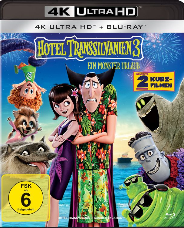 Produktbild: Hotel Transsilvanien 3 - Ein Monster Urlaub  (4K Ultra HD) (+ Blu-ray 2D)