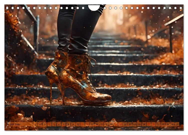 Produktbild: High Heels in Szene gesetzt (Wandkalender 2026 DIN A4 quer), CALVENDO Monatskalender