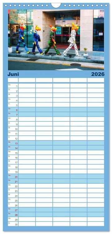 Produktbild: Familienplaner 2026 - Busan - Hafenstadt in S&uuml;dkorea mit 5 Spalten (Wandkalender, 21 x 45 cm) CALVENDO