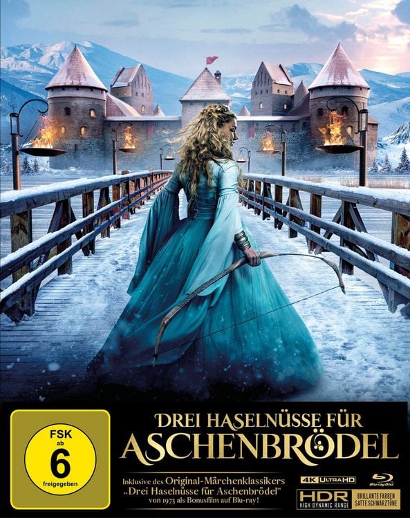 Produktbild: Drei Haseln&uuml;sse f&uuml;r Aschenbr&ouml;del (Mediabook, 4K Ultra HD + 2 Blu-rays)