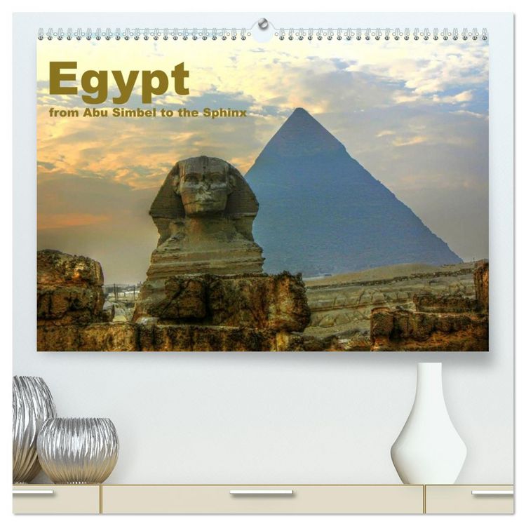 Produktbild: Egypt - from Abu Simbel to the Sphinx (High Quality Premium Wall Calendar 2026 DIN A2 landscape),CALVENDO 12 Month Wall Calendar