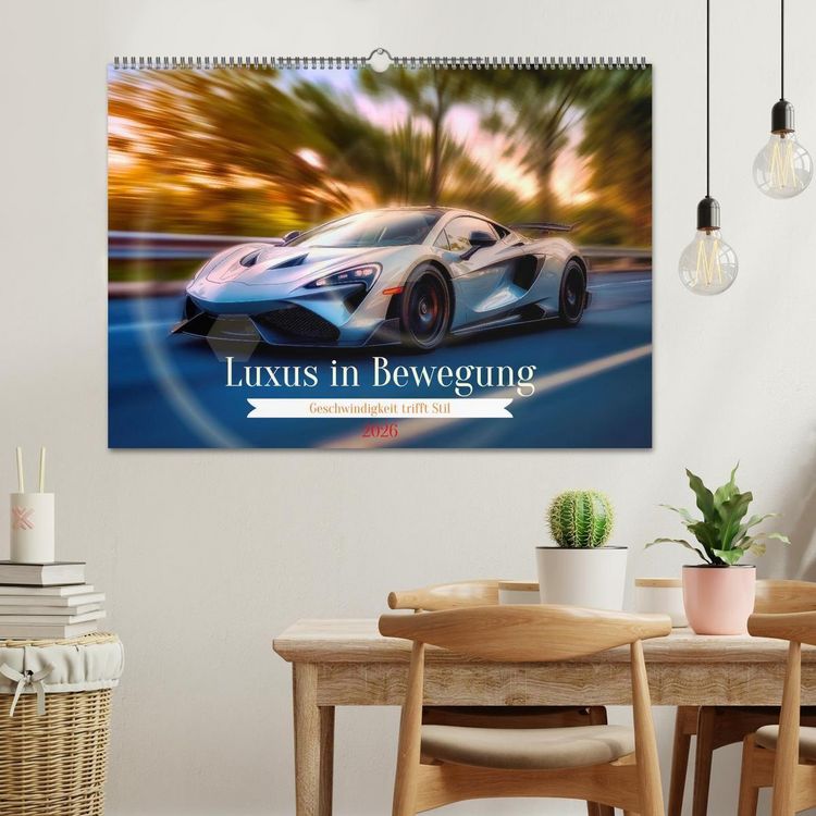 Produktbild: Luxus in Bewegung (Wandkalender 2026 DIN A2 quer), CALVENDO Monatskalender