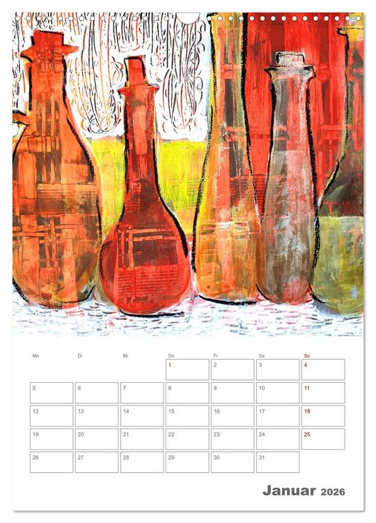 Produktbild: Oase der Stille - Ruhe finden in malerischen Stillleben (Wandkalender 2026 DIN A3 hoch), CALVENDO Monatskalender
