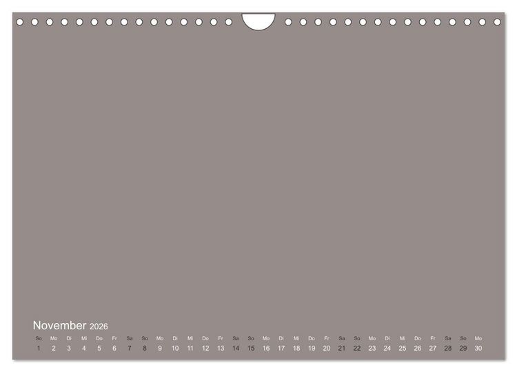 Produktbild: DIY Bastel-Kalender -Erdige Pastell Farben- Zum Selbstgestalten (Wandkalender 2026 DIN A4 quer), CALVENDO Monatskalender