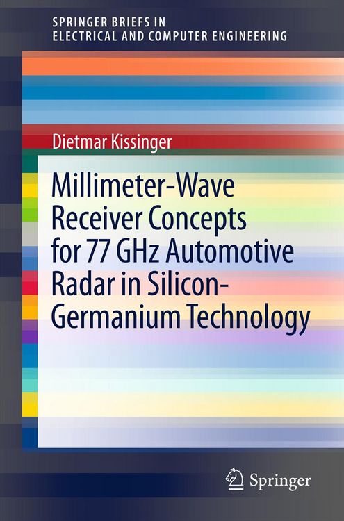 Produktbild: Millimeter-Wave Receiver Concepts for 77 GHz Automotive Radar in Silicon-Germanium Technology