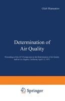 Produktbild: Determination of Air Quality
