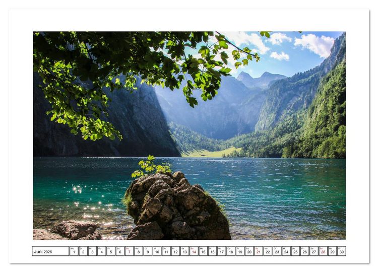 Produktbild: Sehnsuchtsorte im Berchtesgadener Land (Wandkalender 2026 DIN A3 quer), CALVENDO Monatskalender