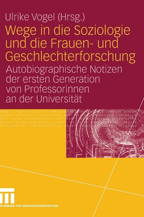 Produktbild: Wege in die Soziologie und die Frauen- und Geschlechterforschung