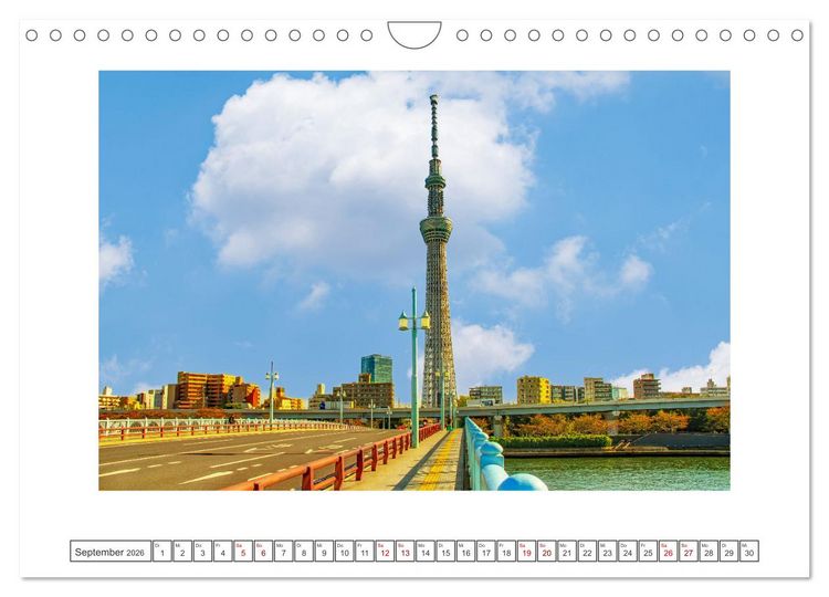 Produktbild: Tokio - Tradition und Moderne (Wandkalender 2026 DIN A4 quer), CALVENDO Monatskalender