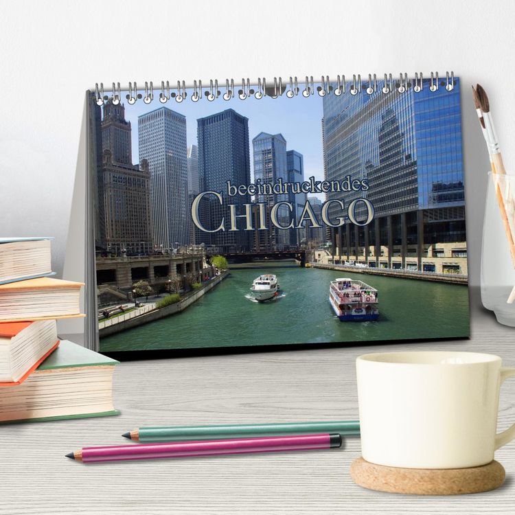 Produktbild: beeindruckendes Chicago (Tischkalender 2026 DIN A5 quer), CALVENDO Monatskalender