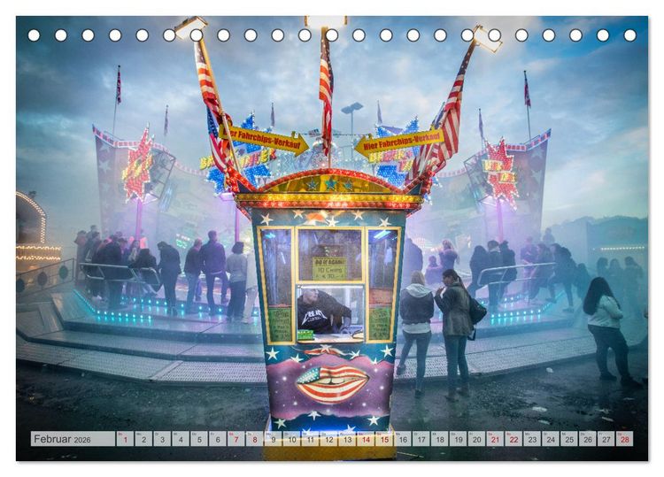 Produktbild: Kirmes Gl&uuml;ck (Tischkalender 2026 DIN A5 quer), CALVENDO Monatskalender