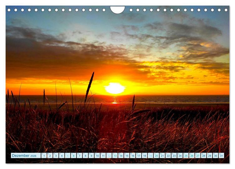Produktbild: Beach Light Inspiration (Wandkalender 2026 DIN A4 quer), CALVENDO Monatskalender
