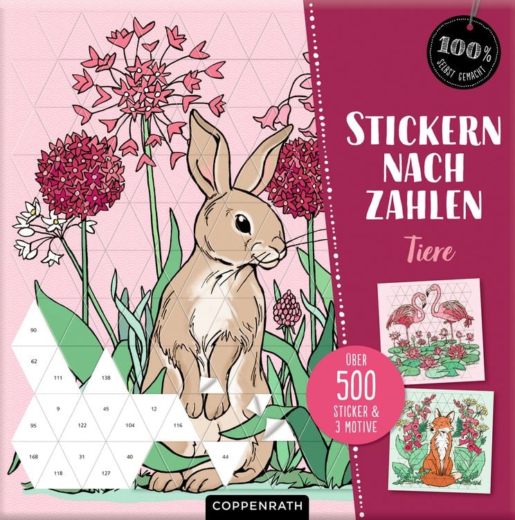 Produktbild: Stickern nach Zahlen - Tiere (100% selbst gemacht)