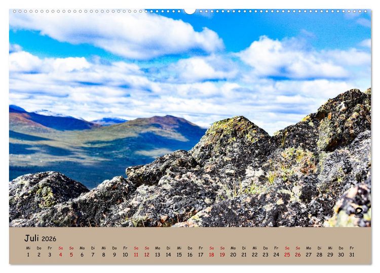 Produktbild: Entdecke den Yukon (Wandkalender 2026 DIN A2 quer), CALVENDO Monatskalender