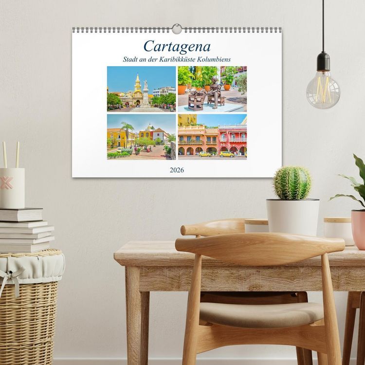 Produktbild: Cartagena - Stadt an der Karibikk&uuml;ste Kolumbiens (Wandkalender 2026 DIN A3 quer), CALVENDO Monatskalender