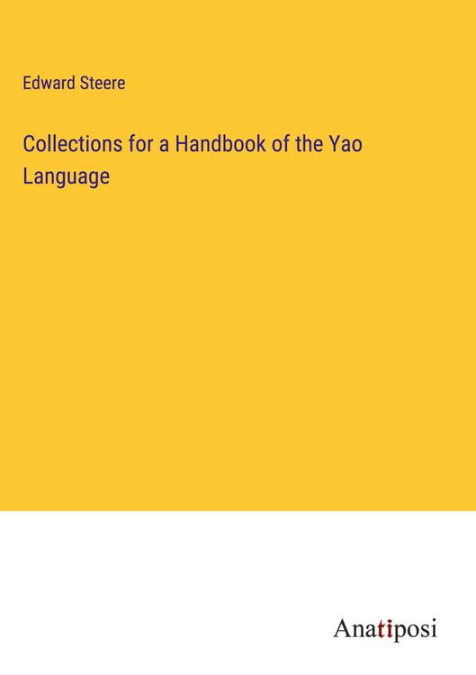 Produktbild: Collections for a Handbook of the Yao Language