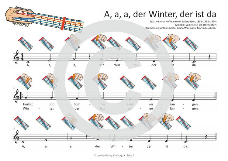 Produktbild: Einfacher!-Geht-Nicht: 16 Kinderlieder BAND 1 &ndash; f&uuml;r Gitarre mit Kapodaster incl. CD