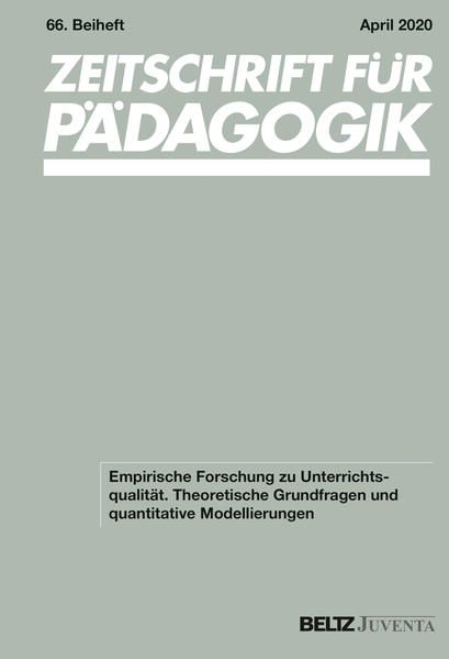 Produktbild: Empirische Forschung zu Unterrichtsqualit&auml;t