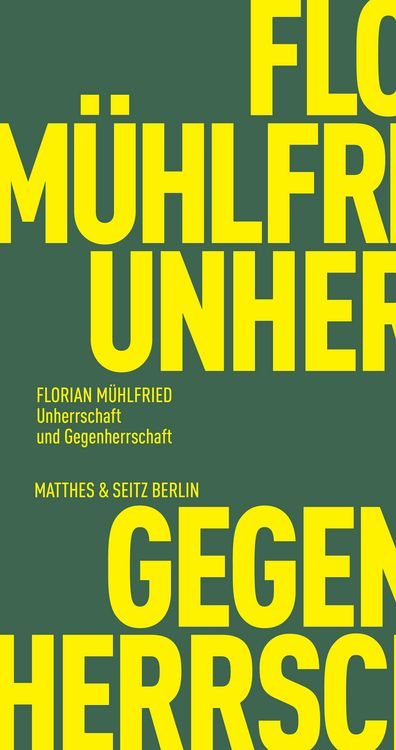 Produktbild: Unherrschaft und Gegenherrschaft