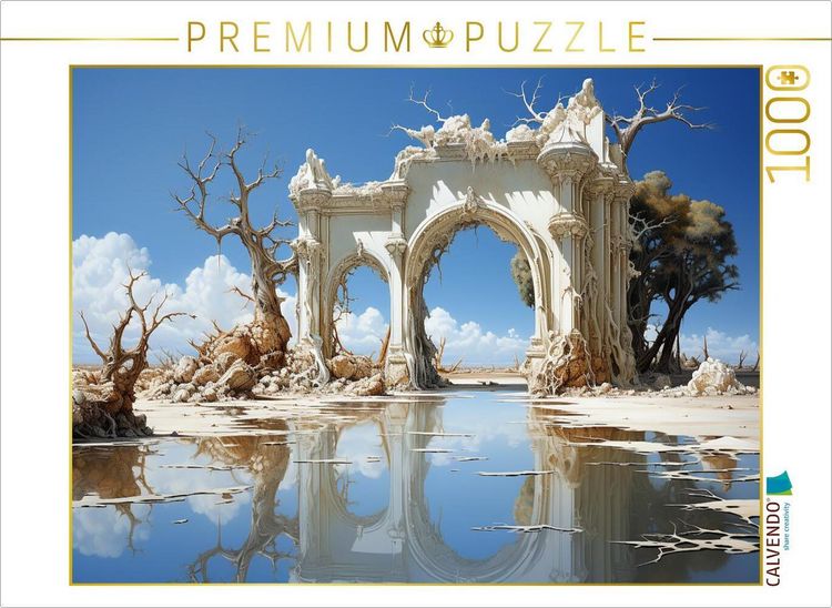 Produktbild: CALVENDO Puzzle Das wei&szlig;e Tor | 1000 Teile Lege-Gr&ouml;&szlig;e 64x48cm Foto-Puzzle f&uuml;r gl&uuml;ckliche Stunden