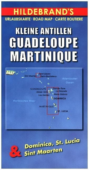 Produktbild: Kleine Antillen / Guadeloupe / Martinique. Hildebrand's Urlaubskarte