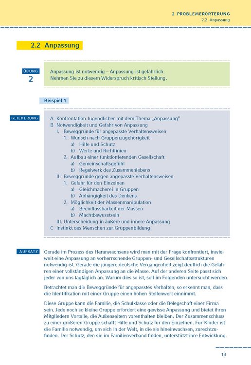 Produktbild: Das gro&szlig;e Aufsatzbuch f&uuml;r die 10.-12./13. Klasse