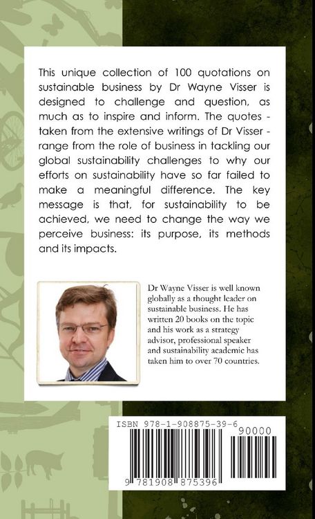 Produktbild: The Little Book of Quotations on Sustainable Business