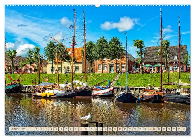 Produktbild: Reise an die Nordsee - Carolinensiel (hochwertiger Premium Wandkalender 2026 DIN A2 quer), Kunstdruck in Hochglanz
