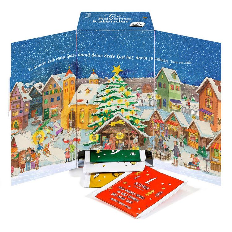 Produktbild: Tee-Adventskalender &raquo;Christkindlmarkt&laquo;