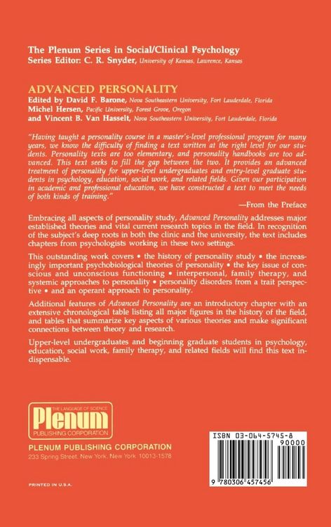 Produktbild: Advanced Personality