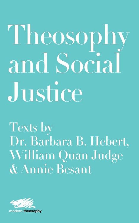Produktbild: Theosophy and Social Justice
