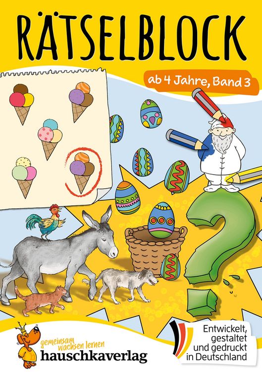Produktbild: R&auml;tselblock ab 4 Jahre - Band 3