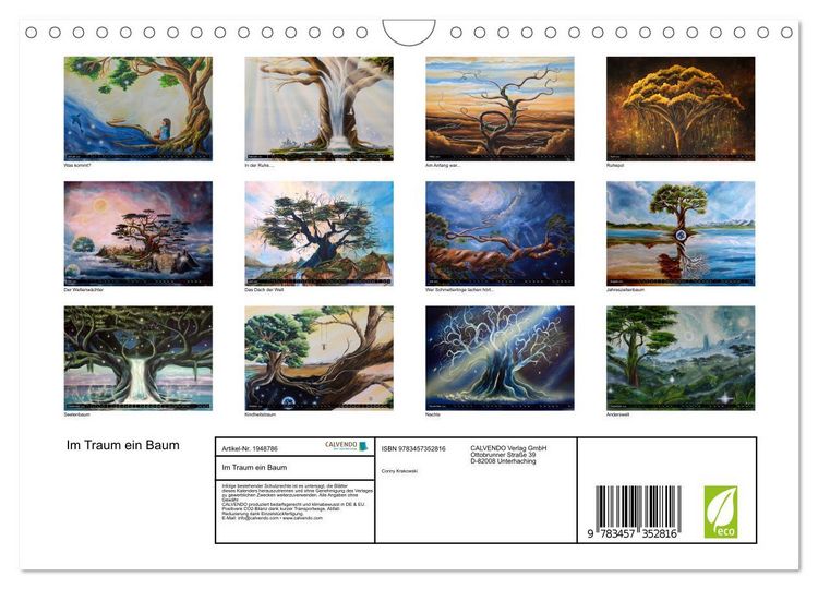 Produktbild: Im Traum ein Baum (Wandkalender 2026 DIN A4 quer), CALVENDO Monatskalender