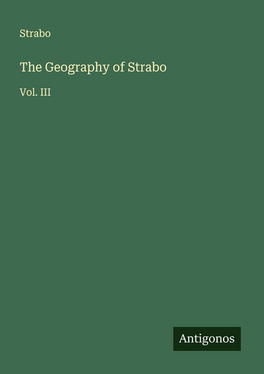 Produktbild: The Geography of Strabo