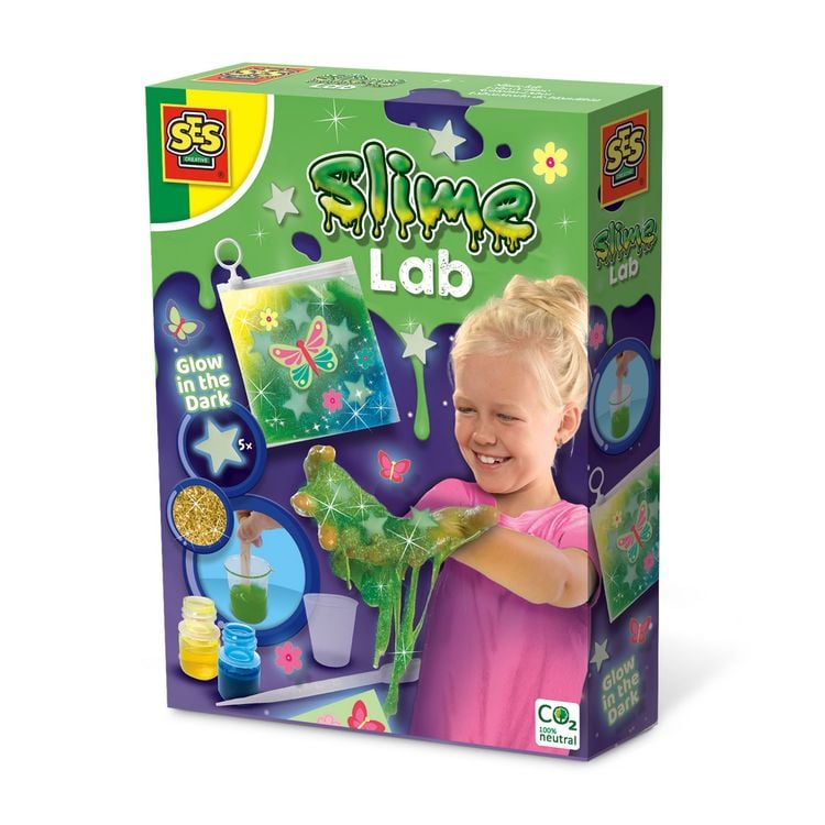 Produktbild: SES CREATIVE Schleim Set Labor Glow in the Dark