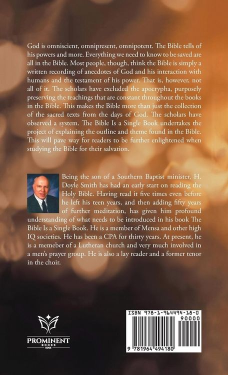 Produktbild: The Bible Is A Single Book
