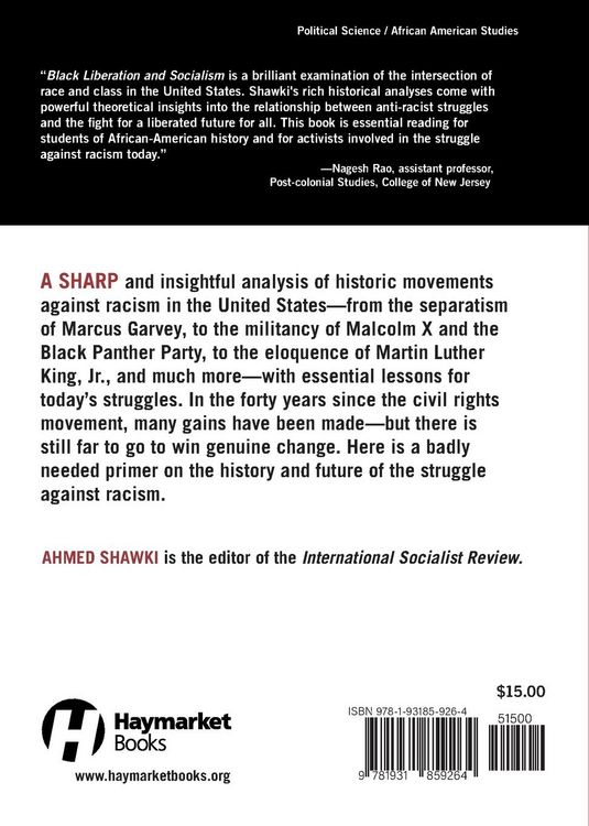 Produktbild: Black Liberation and Socialism