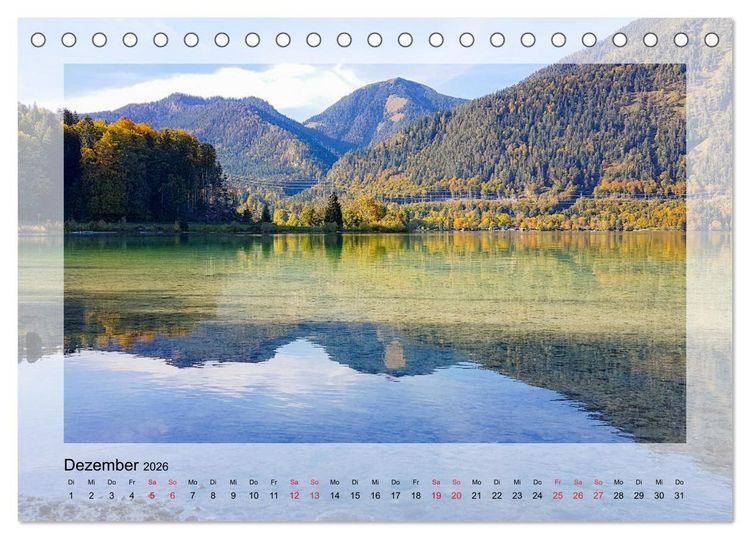 Produktbild: Walchensee (Tischkalender 2026 DIN A5 quer), CALVENDO Monatskalender