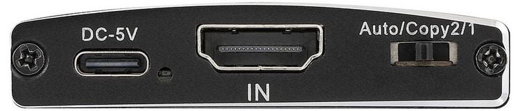 Produktbild: SpeaKa Professional SP-HDMIS-200 HDMI-Splitter mit Aluminiumgeh&auml;use, Ultra HD-f&auml;hig 3840 x 2160 Pixel Schwarz