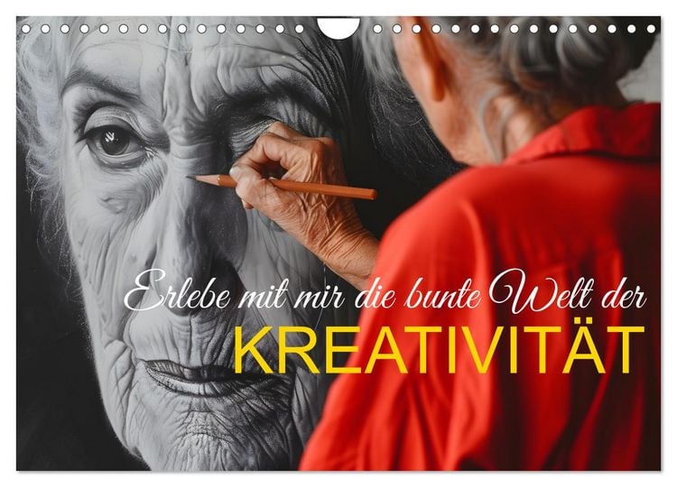 Produktbild: Erlebe mit mir die bunte Welt der Kreativit&auml;t (Wandkalender 2026 DIN A4 quer), CALVENDO Monatskalender