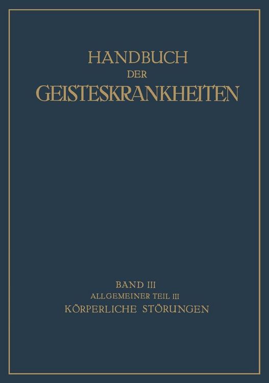 Produktbild: Handbuch der Geisteskrankheiten