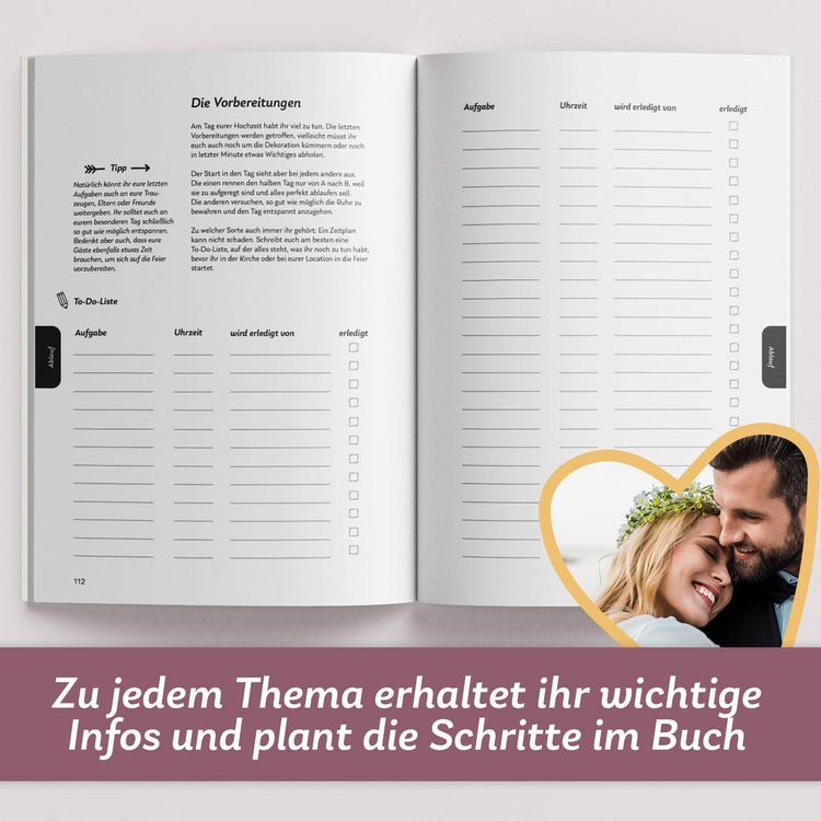 Produktbild: Der Hochzeitsplaner mit K&ouml;pfchen: So gelingt die stressfreie Traumhochzeit