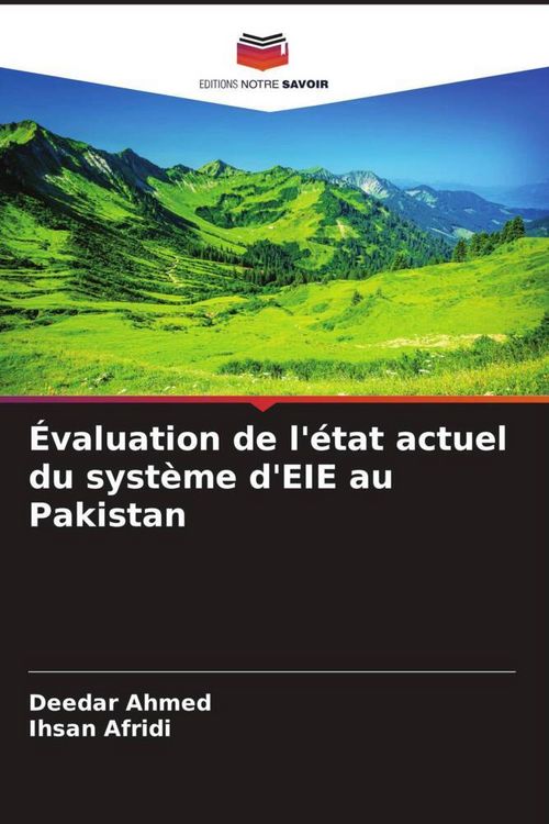 Produktbild: &Eacute;valuation de l'&eacute;tat actuel du syst&egrave;me d'EIE au Pakistan