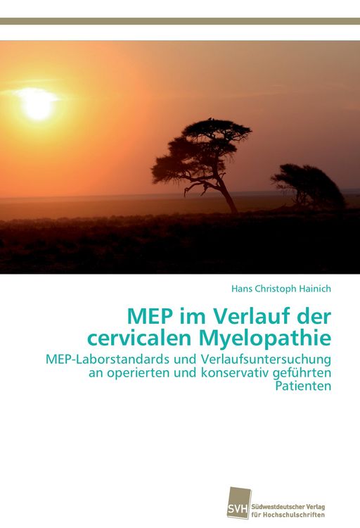 Produktbild: MEP im Verlauf der cervicalen Myelopathie