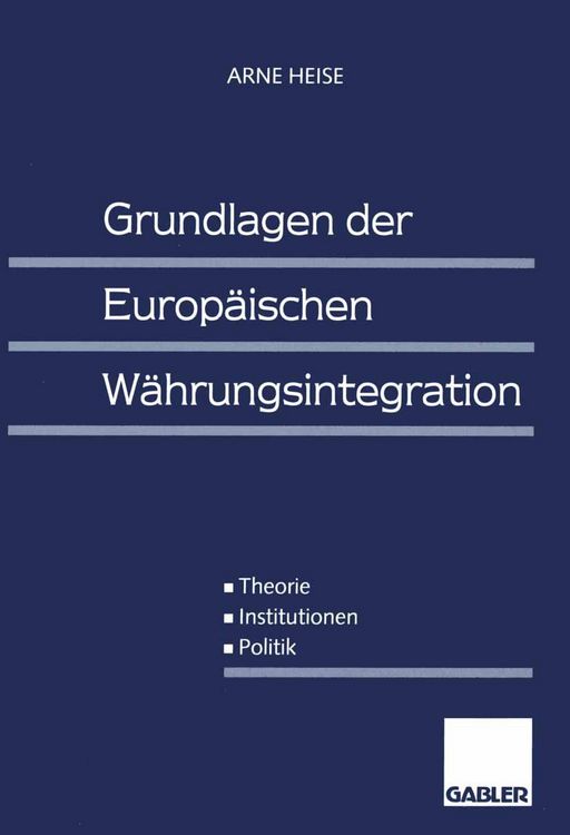 Produktbild: Grundlagen der Europ&auml;ischen W&auml;hrungsintegration